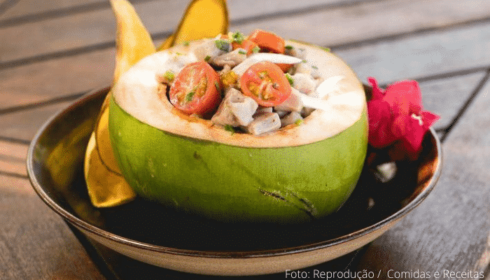 Ceviche de Coco Verde