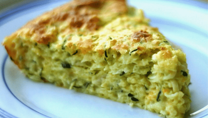 Torta Integral de Abobrinha e Queijo