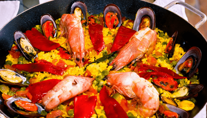 Paella de Frutos do Mar