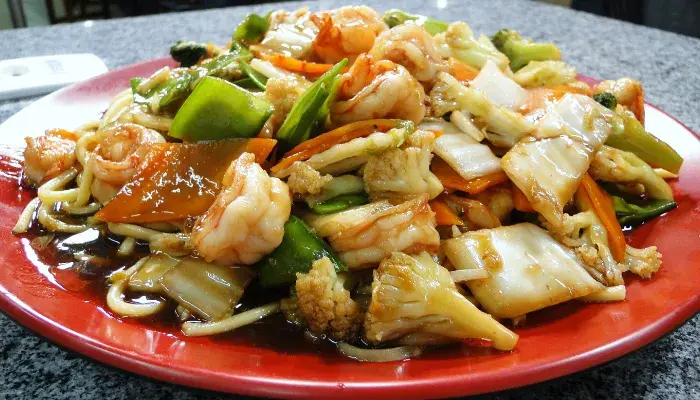 Yakisoba de Camarão