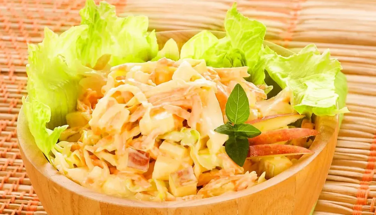 Salada de Maçã, Cenoura e Repolho