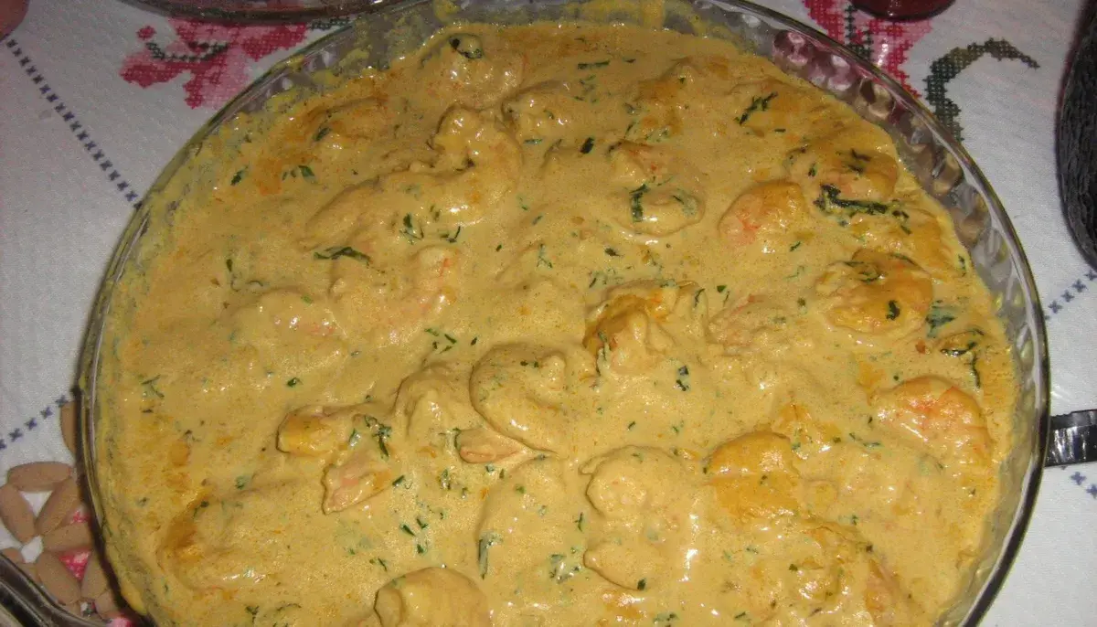 Camarão ao Curry