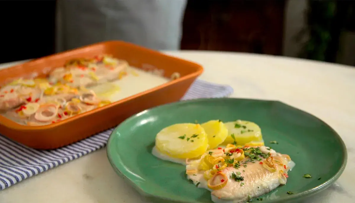 Peixe Com Leite de Coco