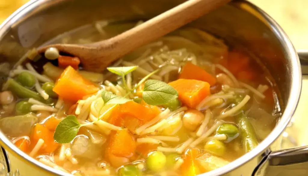 Sopa de Legumes Com Macarrão