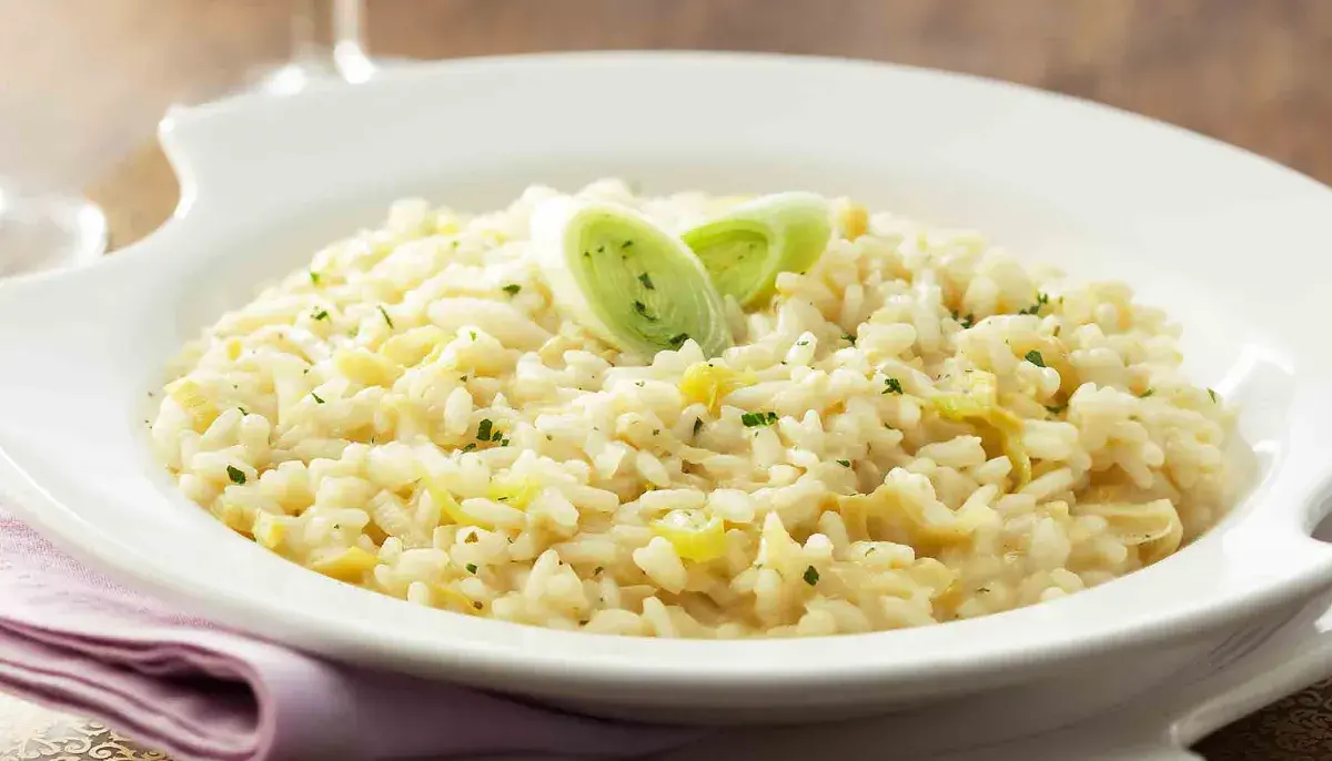 Risoto de Alho Poró