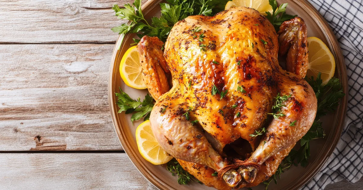 Frango Assado com Limão e Alho: Suculento por Dentro e Dourado por Fora - Blog Receitas e Dicas