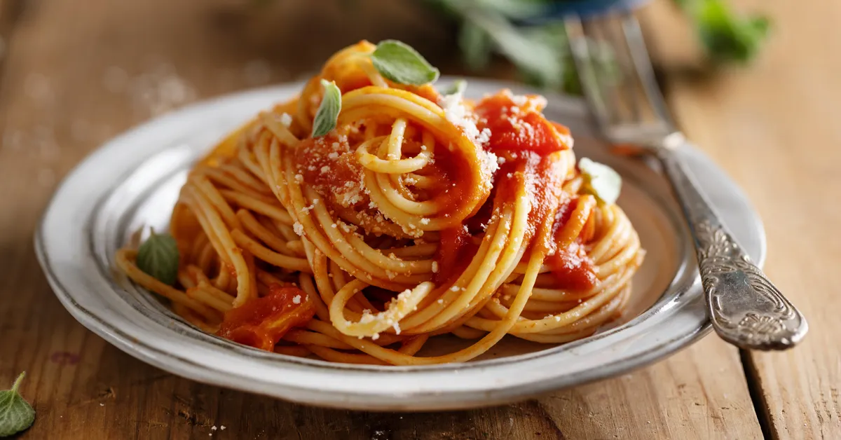 Macarrão ao Molho de Tomate Caseiro: Receita Simples com Tomate Fresco - Blog Receitas e Dicas