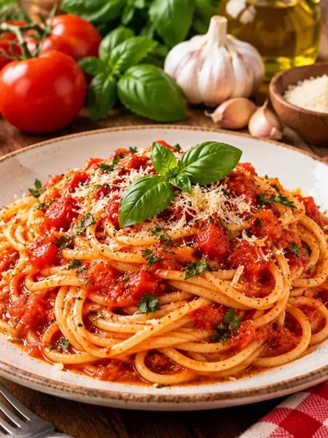 Macarrão ao Molho de Tomate Caseiro: Receita Simples com Tomate Fresco - Blog Receitas e Dicas